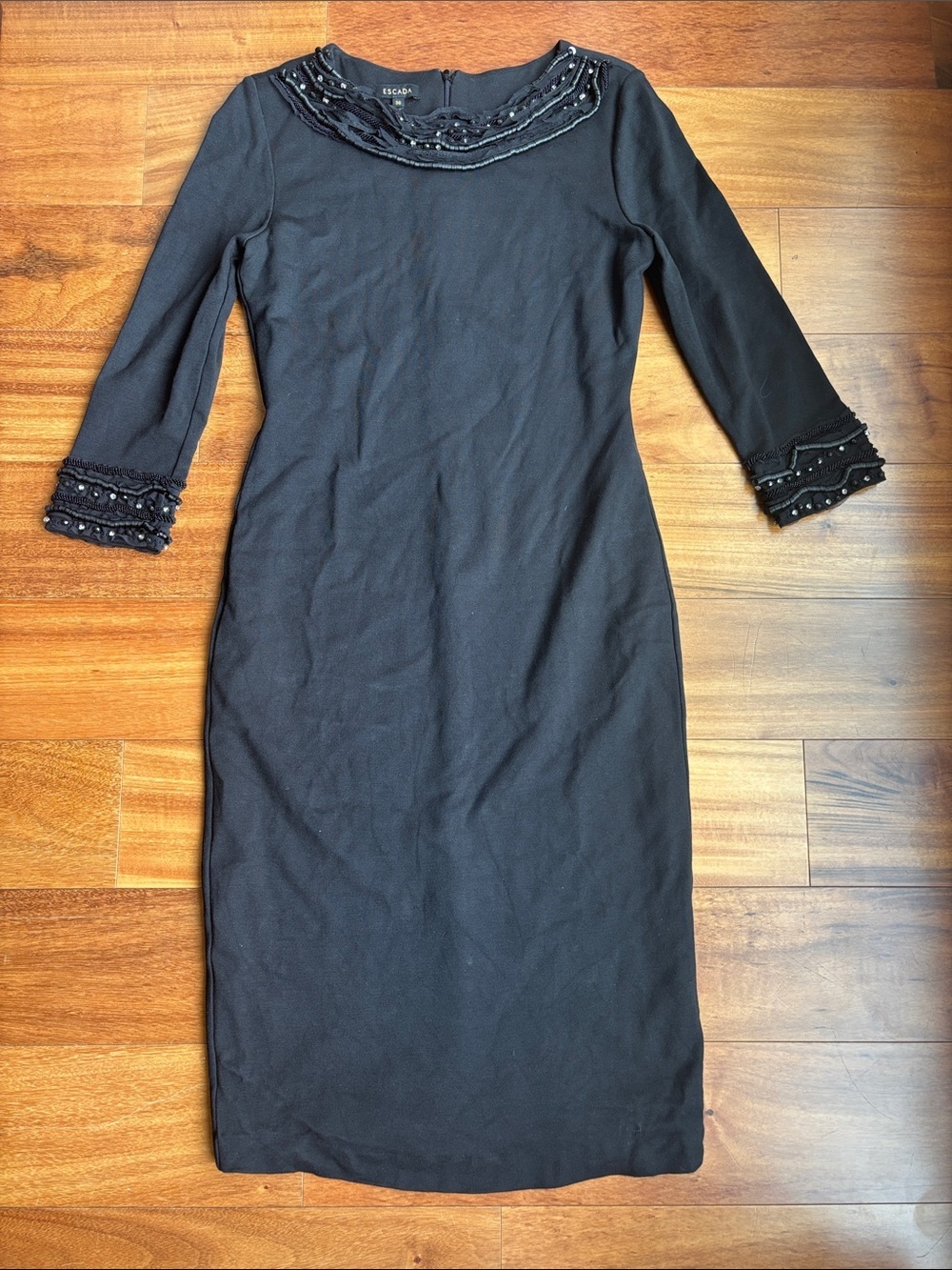 Escada black dress